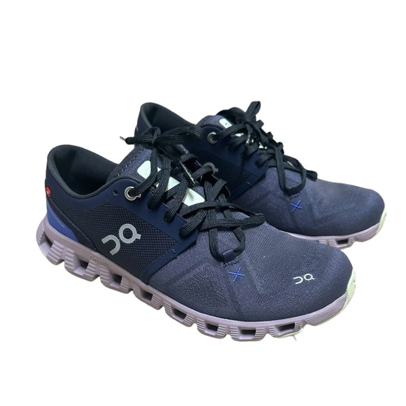 On Cloud Women’s Cloud X 3 Midnight Heron Running Shoes - Picture 8 of 12